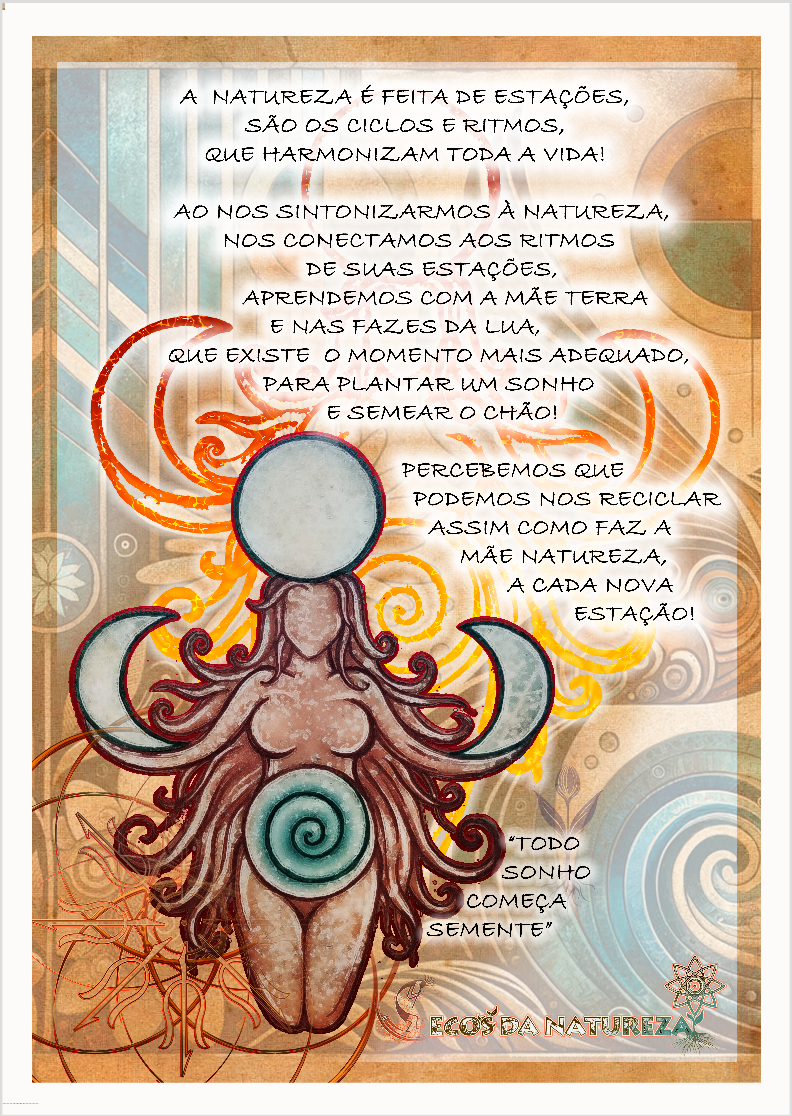 Nome do produto: Ciclos/Mãe Terra - Poster