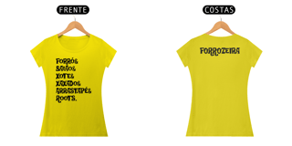 Nome do produto Camiseta Baby Long Quality Forró e Etc.