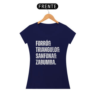 Nome do produto Camiseta Trio de Forró - v2 - Feminina