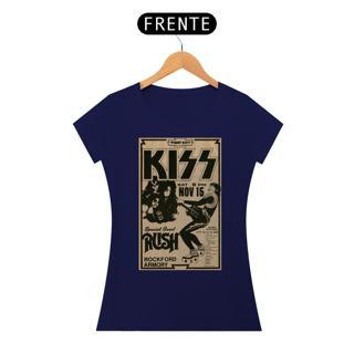 Nome do produto Camiseta Baby Long Classic Kiss in The Windy City