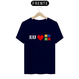Nome do produto Camiseta Quality Eu Amo Arraiá - Horizontal