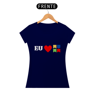 Nome do produto Camiseta Baby Long Quality Eu Amo Arraiá - Horizontal