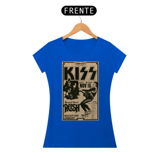 Nome do produto Camiseta Baby Long Classic Kiss in The Windy City