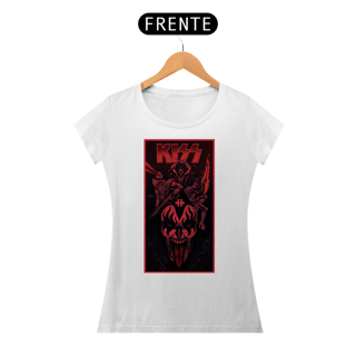 Nome do produto Camiseta Baby Long Quality Kiss Zombies - Feminina