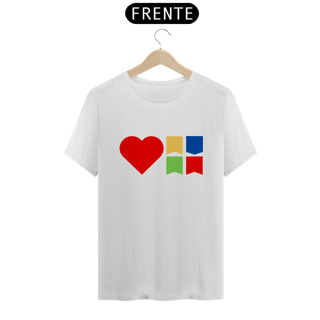 Nome do produto Camiseta Prime Eu Amo Arraiá