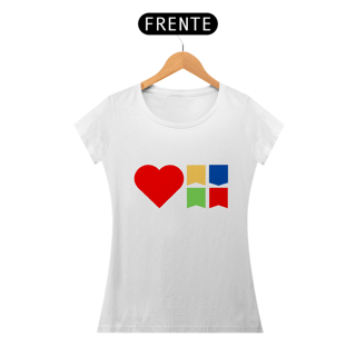 Nome do produto Camiseta Baby Long Prime Eu Amo Arraiá