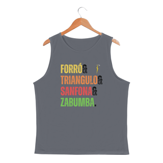 Nome do produto Camiseta Regata Dry Fit Forró e seus 3 Elementos 
