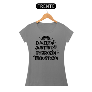 Nome do produto Camiseta Eu e Ele no Forrozin
