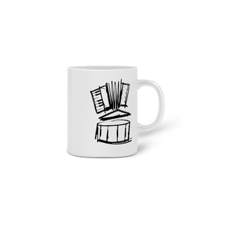 Caneca Forró e seus 3 Elementos - Branca