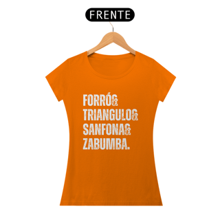 Nome do produto Camiseta Trio de Forró - v2 - Feminina