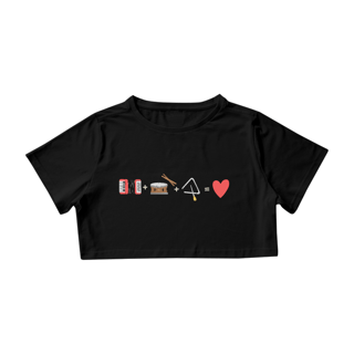 Nome do produto Camisa Cropped Forró - A Soma do Meu Amor