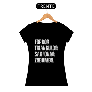 Nome do produto Camiseta Trio de Forró - v2 - Feminina