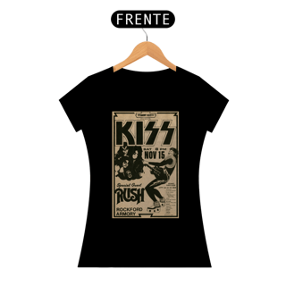 Nome do produto Camiseta Baby Long Classic Kiss in The Windy City