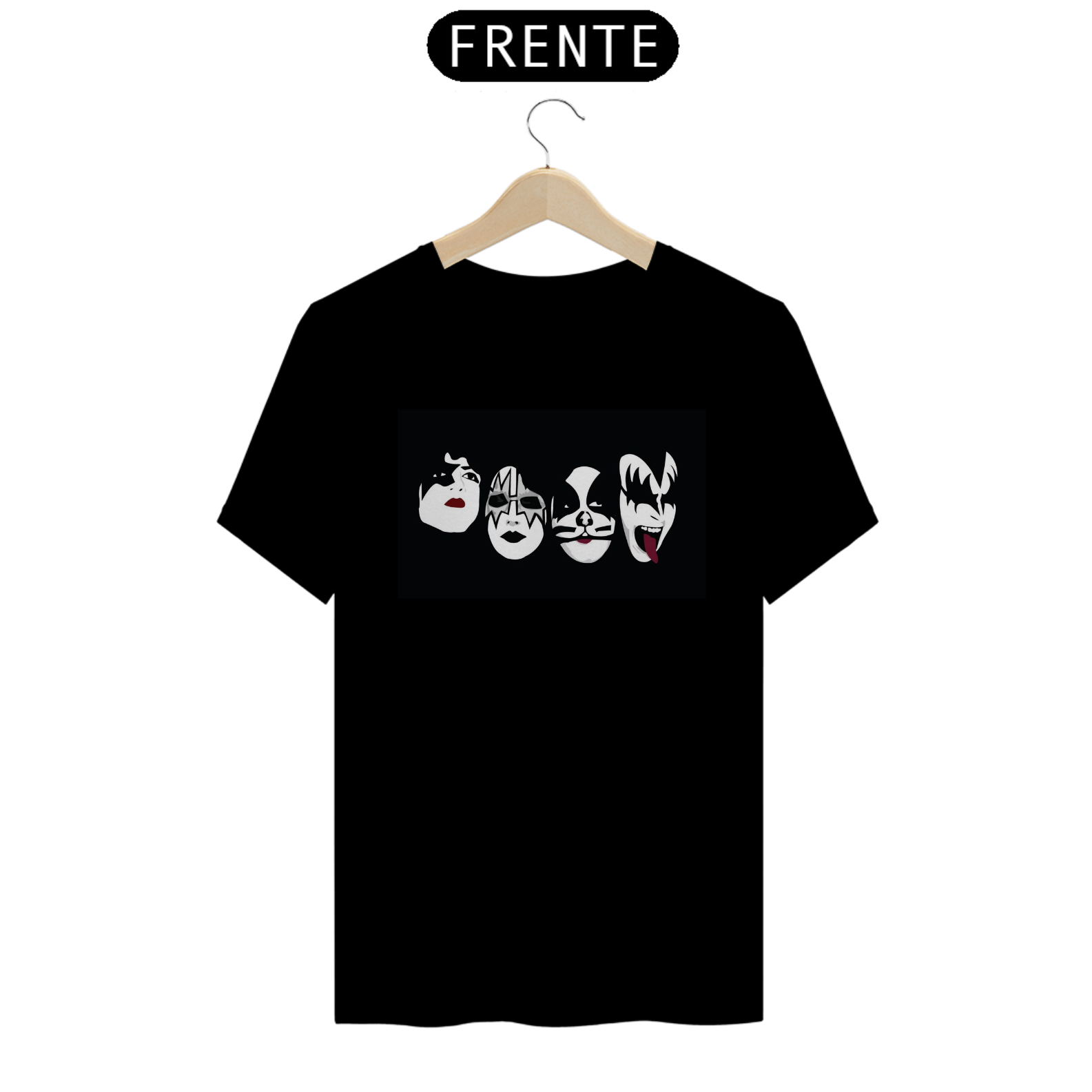 Camiseta Kiss Masquerade