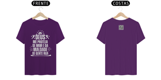 Nome do produto Camiseta Deus Me Proteja v2
