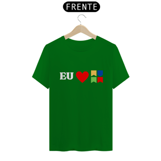 Nome do produto Camiseta Quality Eu Amo Arraiá - Horizontal