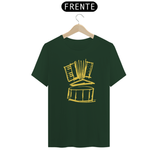 Nome do produto Camiseta Três Elementos do Forró - Estampa Amarela