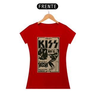 Nome do produto Camiseta Baby Long Classic Kiss in The Windy City