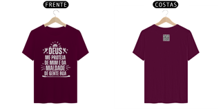 Nome do produto Camiseta Deus Me Proteja v2