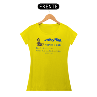 Nome do produto Camiseta Feminina Passaporte da Alegria Tivoli Park 1983 | Memória pra vestir