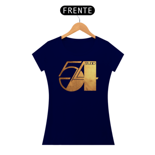 Nome do produto Camiseta Feminina Studio 54 | Brilho e estilo das noites disco