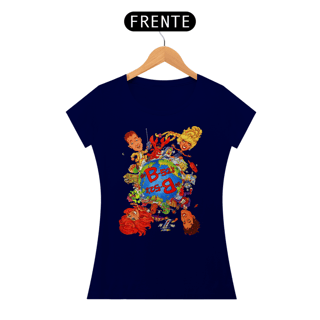 Nome do produto Camiseta Feminina B-52’s World Party | brilho, cor e atitude