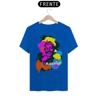 Nome do produto Camiseta Unissex Marvin Gaye Pop Colors | Leve a Motown no peito