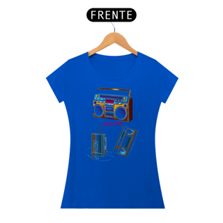 Nome do produto Camiseta Feminina 80’s Time | Quem gravava do rádio sabe