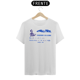 Nome do produto Camiseta Unissex Passaporte da Alegria Tivoli Park 1983 | Reviva a Lagoa