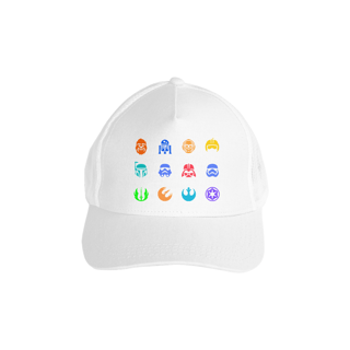 Nome do produto Boné Trucker Saga Star Wars | Que a Força guie a sua cabeça