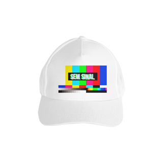 Nome do produto Boné Trucker TV Sem Sinal | glitch nostálgico