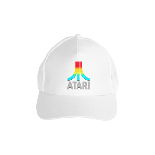 Nome do produto Boné com Tela Atari Logo Colorido | press start no estilo