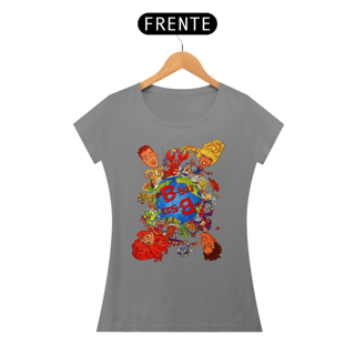 Nome do produto Camiseta Feminina B-52’s World Party | brilho, cor e atitude