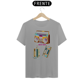 Nome do produto Camiseta Unissex 80’s Time | Dá o play na saudade