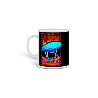 Nome do produto Caneca Led Zeppelin Fillmore East 1969 | Psicodelia em cada detalhe