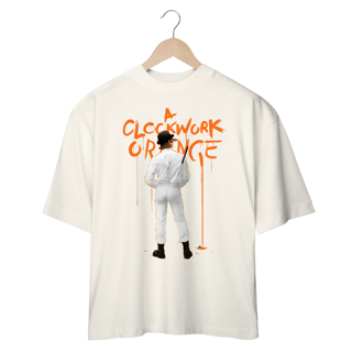 Nome do produto Camiseta Oversized Unissex Laranja Mecânica | vista o clássico subversivo