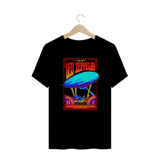 Nome do produto Camiseta Unissex Plus Size Led Zeppelin Fillmore East 1969 | Psicodelia em cada detalhe