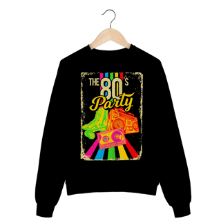 Nome do produto Moletom The 80s Party | O ritmo visual das pistas oitentistas