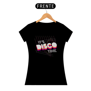 Nome do produto Camiseta Feminina Disco Time | brilho que dança com você