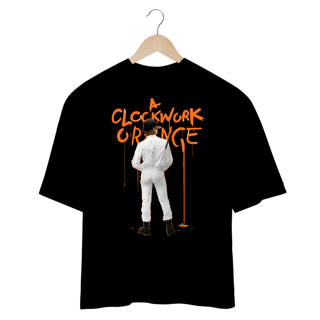 Nome do produto Camiseta Oversized Unissex Laranja Mecânica | vista o clássico subversivo