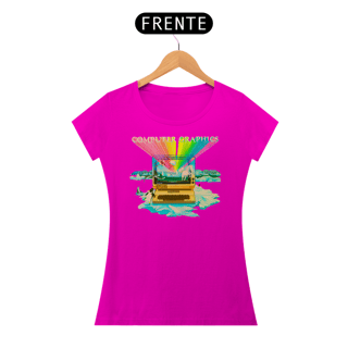 Nome do produto Camiseta Feminina Apple II Psicodelia Digital | Psicodelia e estilo retrô