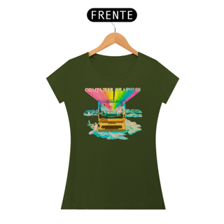 Nome do produto Camiseta Feminina Apple II Psicodelia Digital | Psicodelia e estilo retrô
