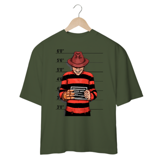 Nome do produto Camiseta Unissex Oversized Freddy Krueger – Noite Sem Fim | Vista o terror cult