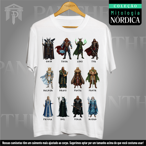 Camiseta Unissex - Coleção Deus (Mitologia Nórdica)