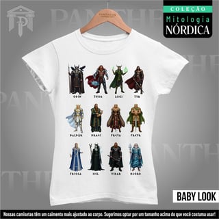 Baby Look - Coleção Deus (Mitologia Nórdica)