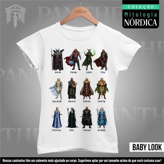 Baby Look - Coleção Deus (Mitologia Nórdica)