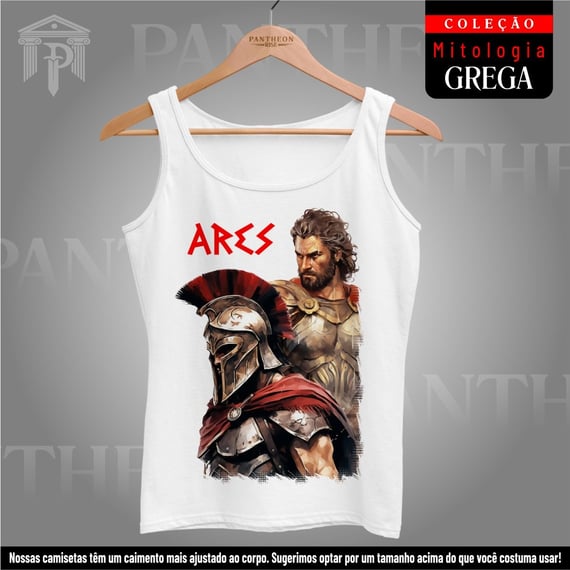 Regata Branca - Deus Ares (Mitologia Grega)