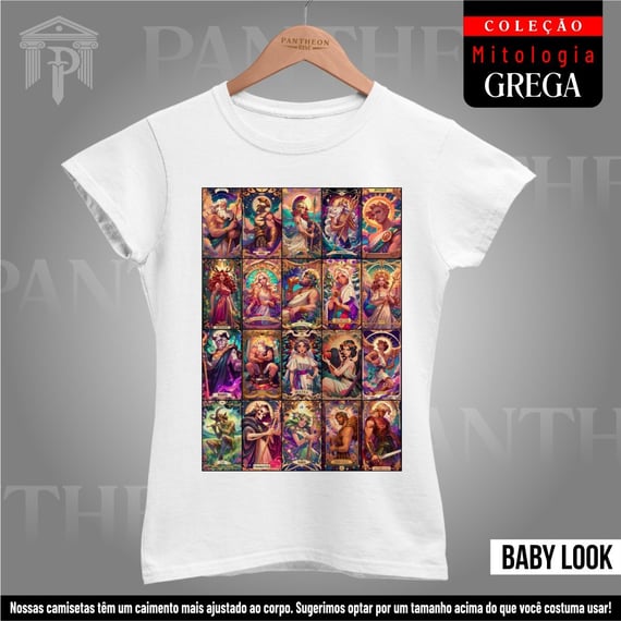 Baby Look - Deuses e Mitos Gregos (Mitologia Grega)