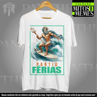 Nome do produto Camiseta Unissex - Poseidon de Férias!
