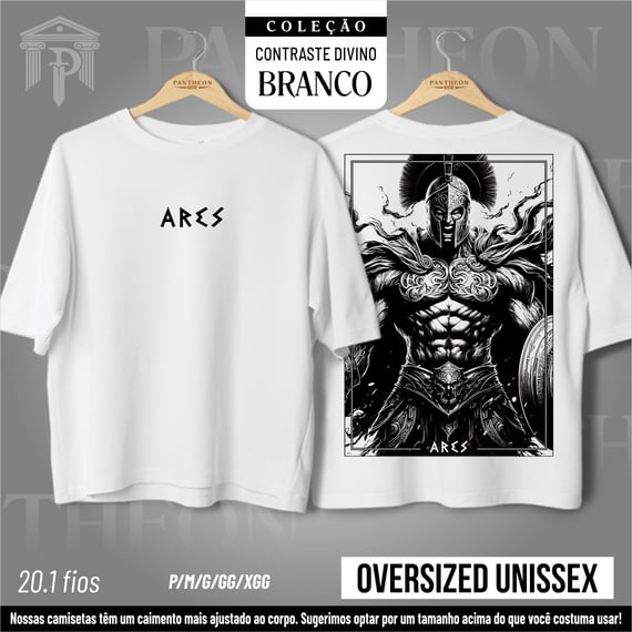 Oversized Unissex Frente e Costas - 